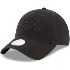 Women's Denver Broncos New Era Black on Black Core Classic 9TWENTY Adjustable Hat 2934353
